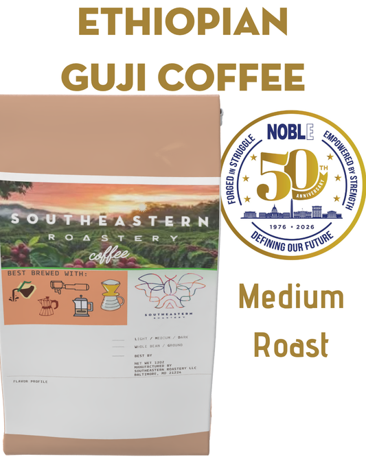 NOBLE Ethiopian Guji Coffee, Medium Roast