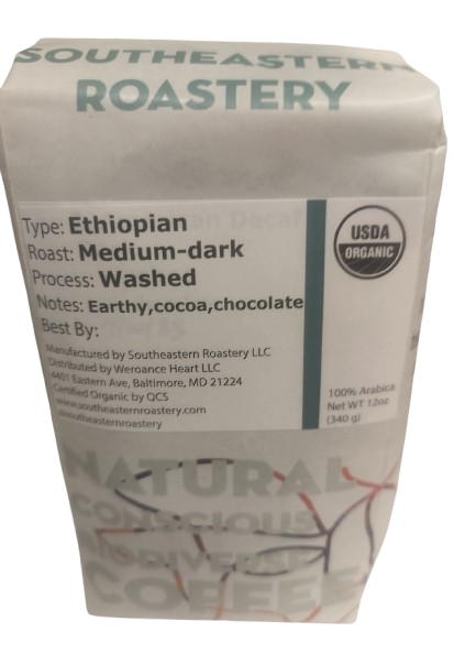 MAEOE - 12oz Organic Ethiopian Dark Roast Coffee